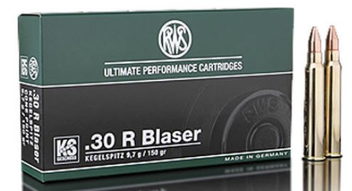 Büchsenpatrone RWS .30 R Blaser Büchsenpatrone RWS .30 R Blaser