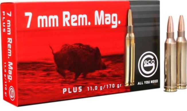 Büchsenpatrone GECO 7mm Rem. Mag. Büchsenpatrone GECO 7mm Rem. Mag.